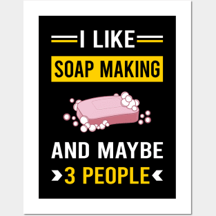 3 People Soap Making Soapmaking Posters and Art